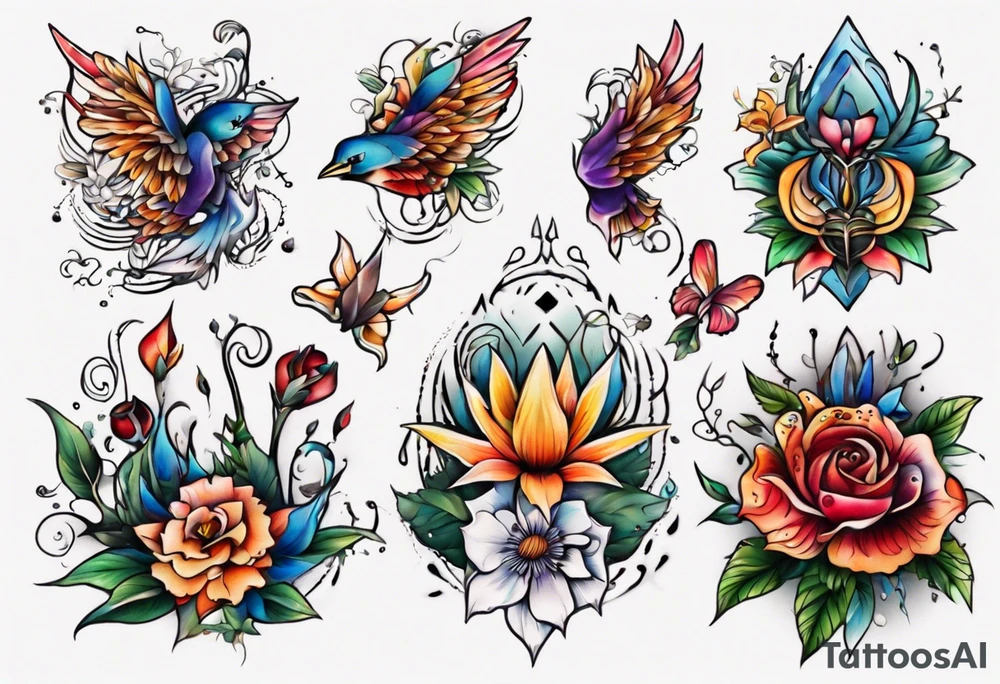 garden tattoo idea