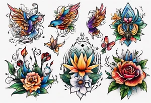garden tattoo idea
