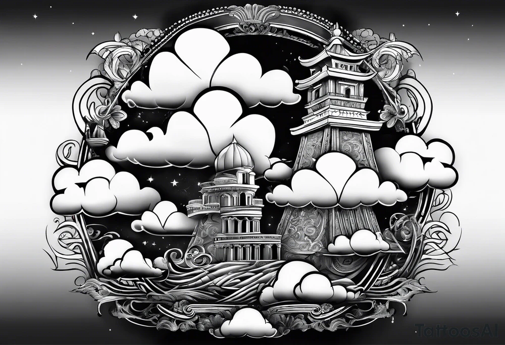 Clouds tattoo idea