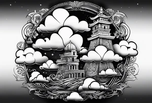 Clouds tattoo idea