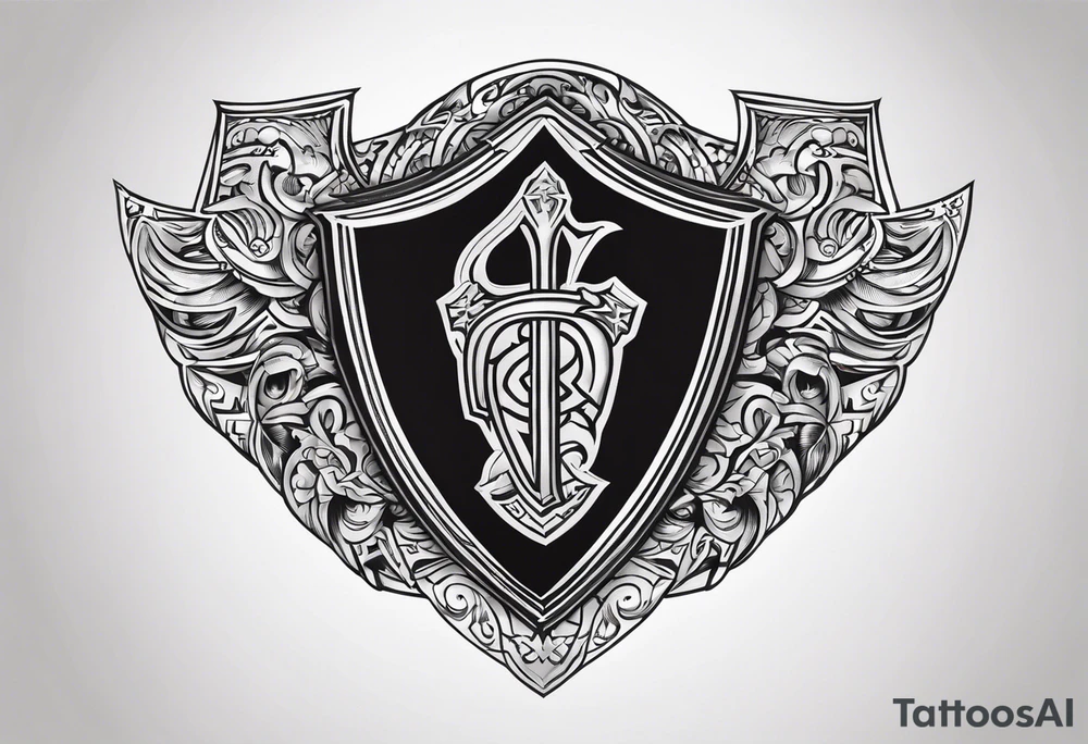 Valhalla shield tattoo idea
