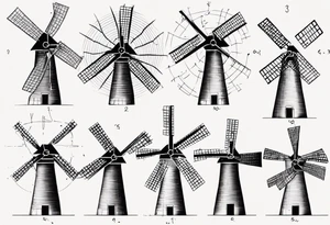 Friendship graph mathematically correct with a prime knot 6,1, dutch windmill graph that is cute tattoo idea