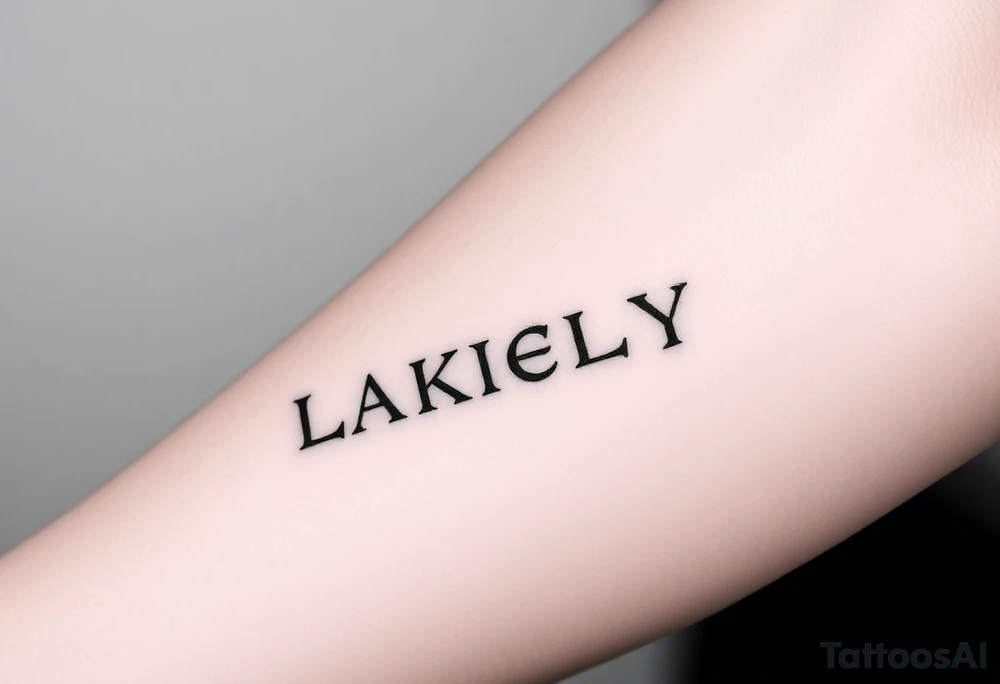 Nordic runes
Names Lakelyn tattoo idea