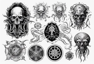 necronomicon lovecraft tattoo tattoo idea