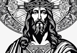 jesus tattoo idea