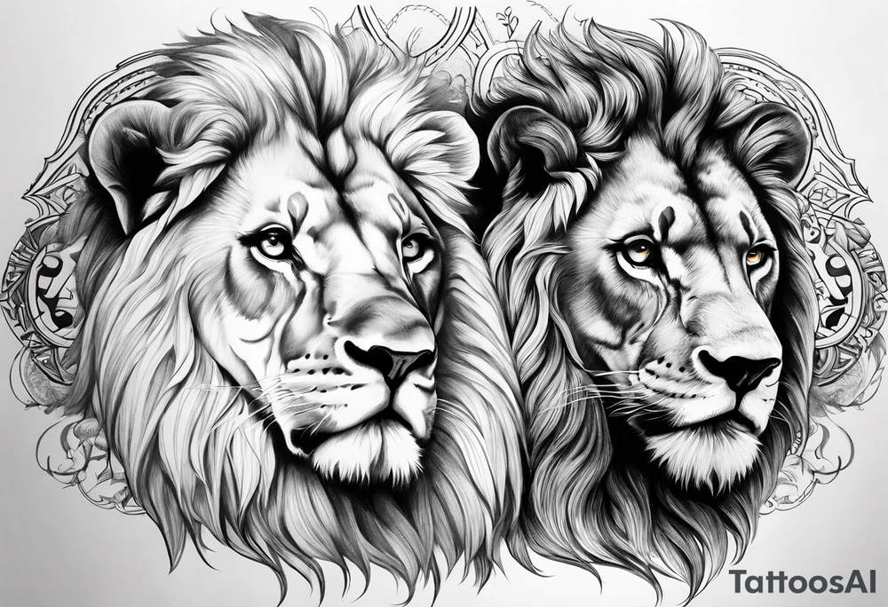 Dalmatia Lions tattoo idea