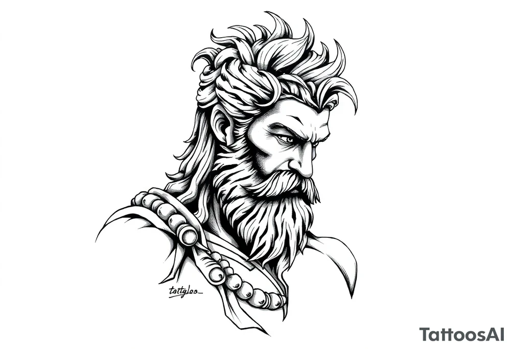 greek god tattoo idea