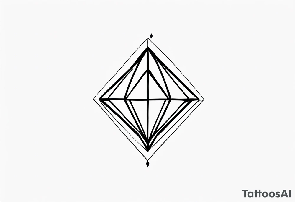 Small diamond tattoo idea