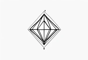 Small diamond tattoo idea