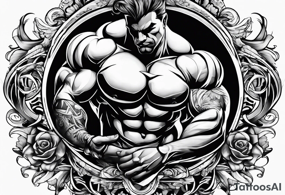 bodybuilder tattoo idea