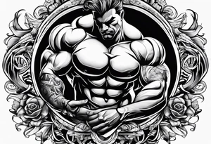 bodybuilder tattoo idea