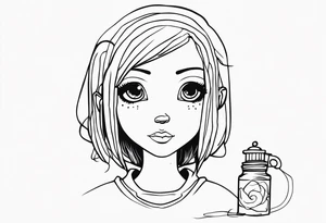 Coraline dool tattoo idea
