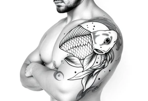 Koi fish tattoo idea