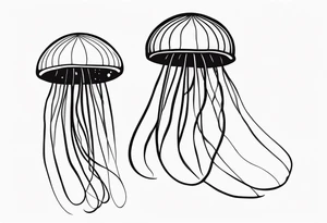 jelly fish tattoo idea