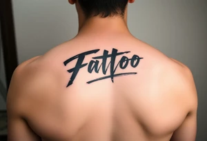 Text-OTF, Black, calligraphy, paint brush stroke tattoo idea