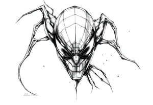 spiderman tattoo idea