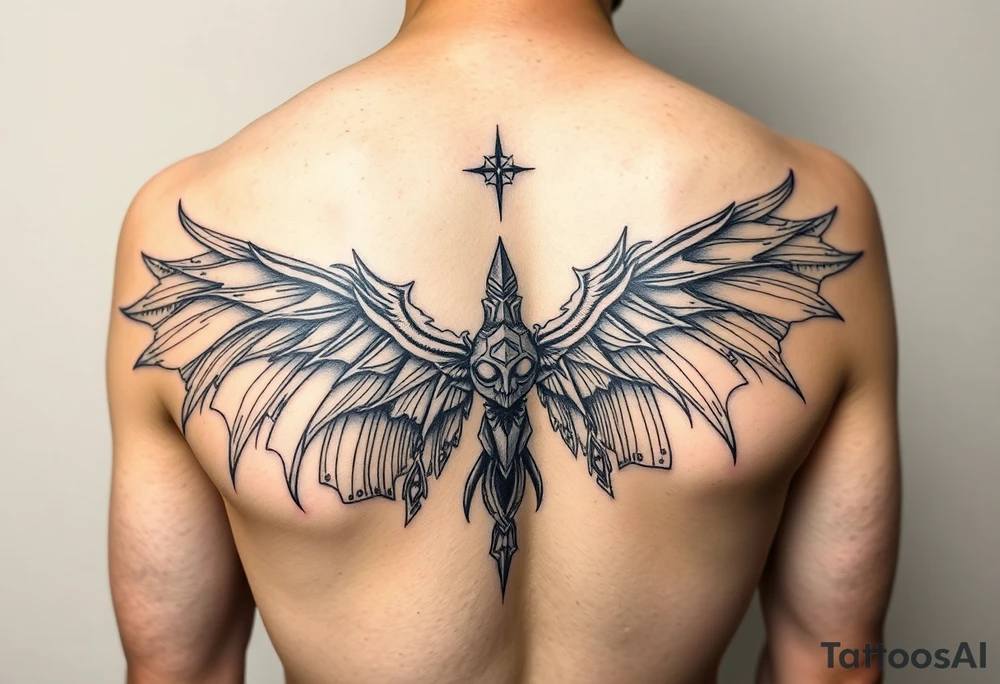 create a arm tatto based on a fantasy world, mix with books and fantasy arts tattoo idea