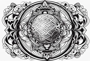 Tsubasa and ball tattoo idea