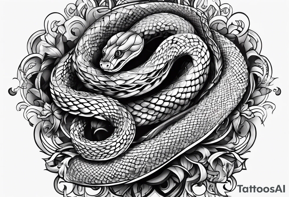 enthropy snake tattoo idea