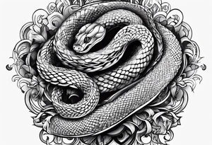 enthropy snake tattoo idea