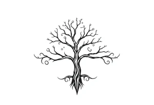 Irish shoulder tattoo, that is non-religious and has a Celtic tree tattoo idea