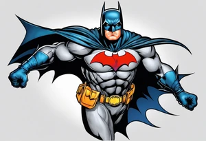 Batman slapping Robin tattoo idea