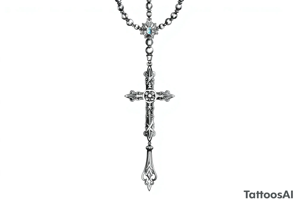 Rosary tattoo idea