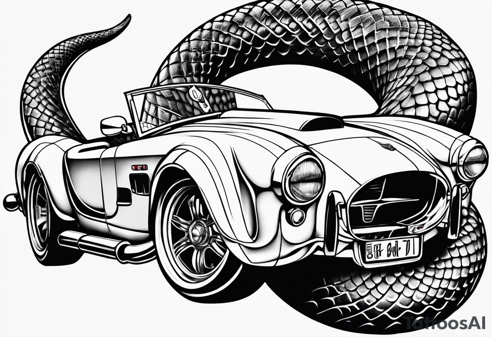 Uma cobra fofa tattoo idea