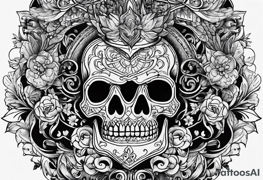 Dutch lineage/heritage tattoo. Simple, gothic feeling tattoo idea