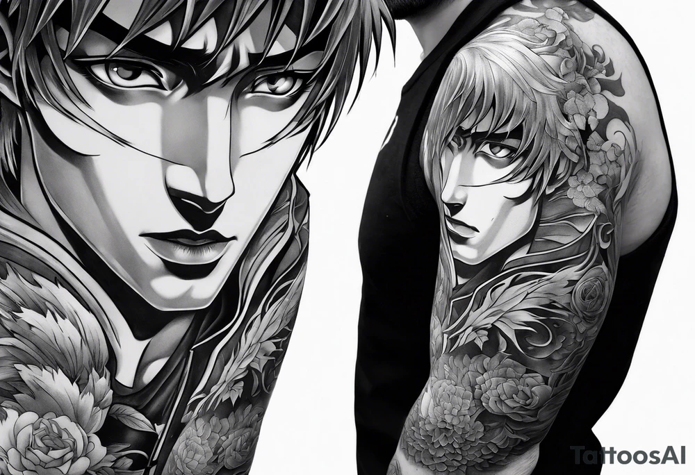 a sleeve from the manga Berserk tattoo idea