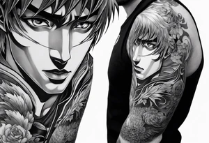 a sleeve from the manga Berserk tattoo idea