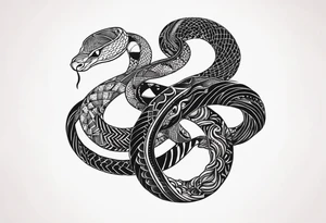 snakes tattoo idea