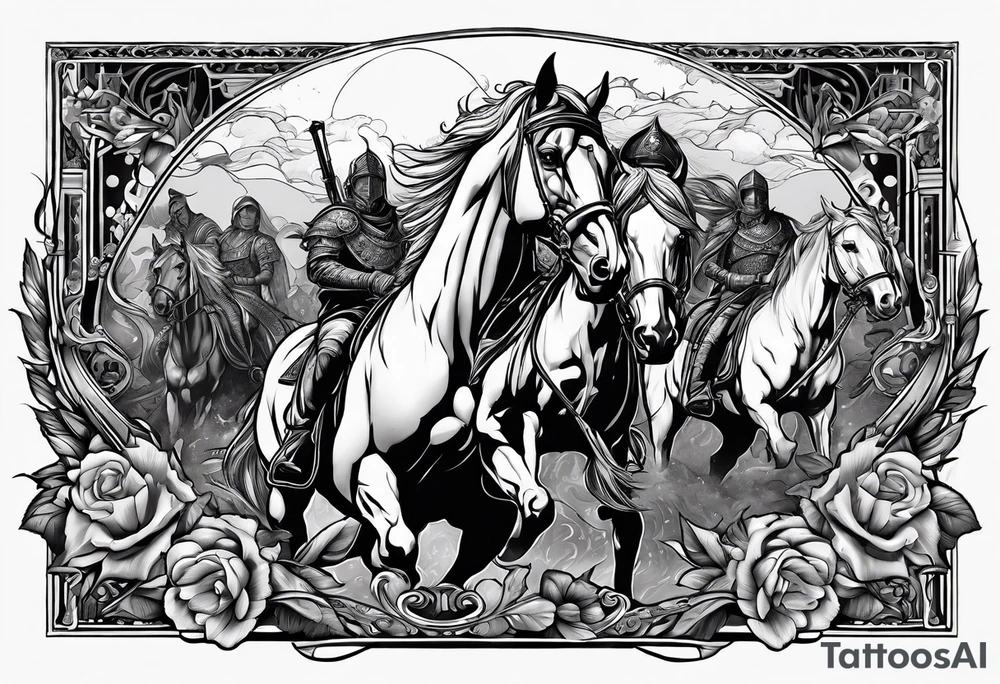 Apocolypse horsemen tattoo idea