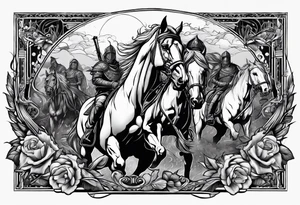 Apocolypse horsemen tattoo idea