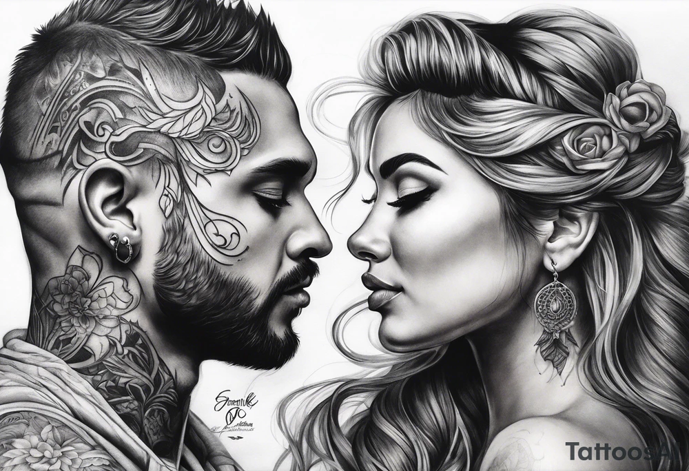 "What ever our souls are made of, his and mine are the same dark romantic tattoo idea