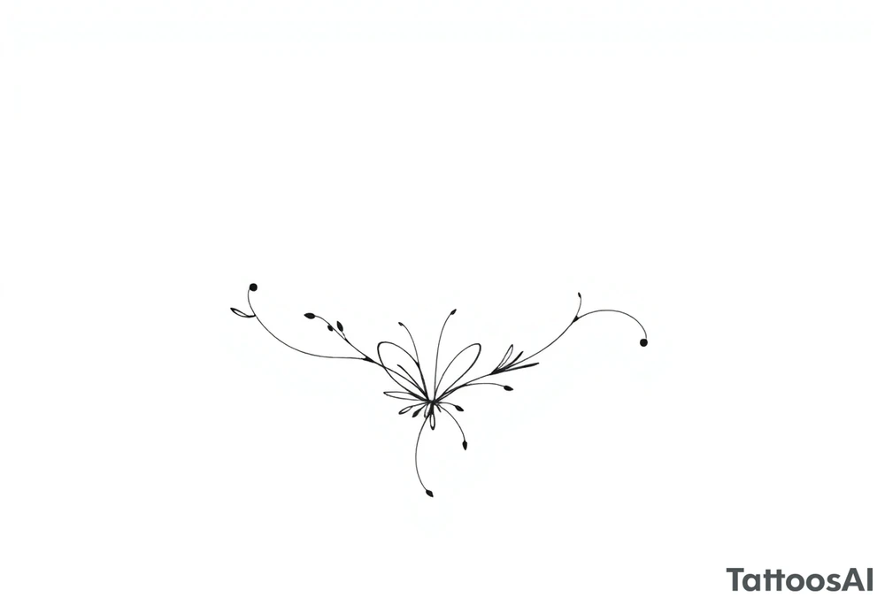 chardon minimaliste tattoo idea