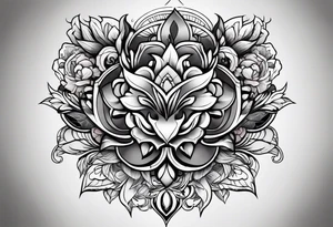 Neo-traditional tattoo idea