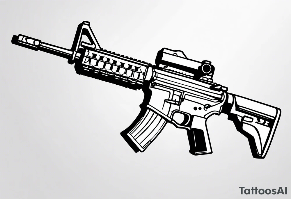Ar 15 tattoo idea