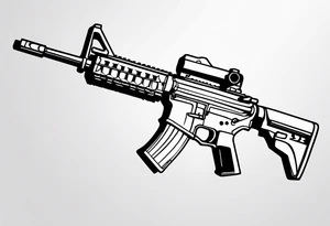 Ar 15 tattoo idea