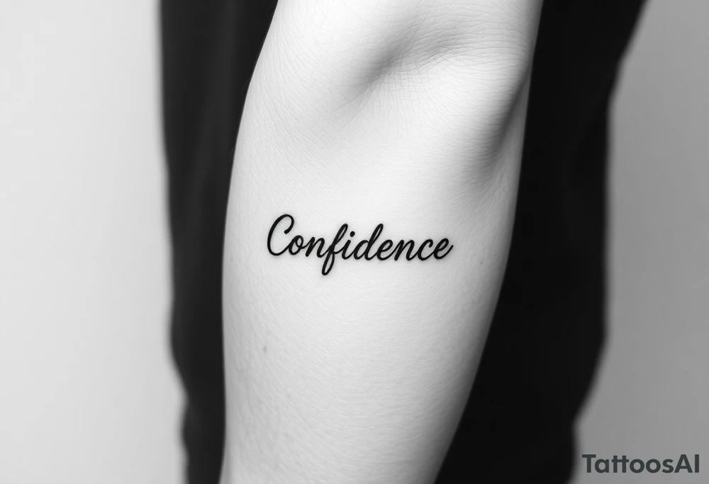 Confidence tattoo idea
