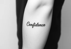 Confidence tattoo idea