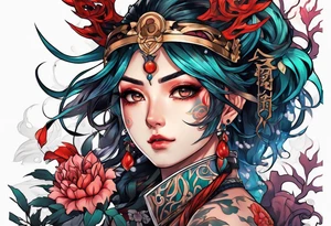 Demon Slayer the anime tattoo idea