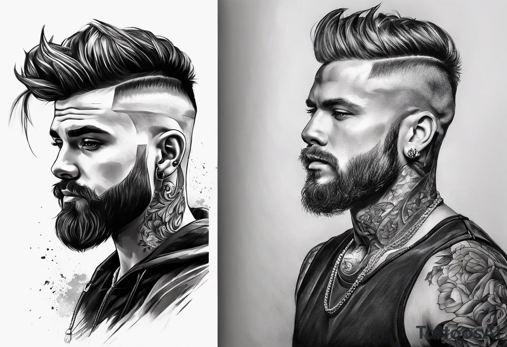 Огненный феникс tattoo idea