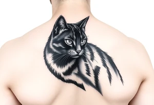 Black Cat tattoo idea