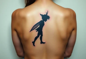 Peter Pan and his shadow tattoo idea