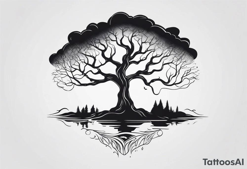 Spooky Tree tattoo idea