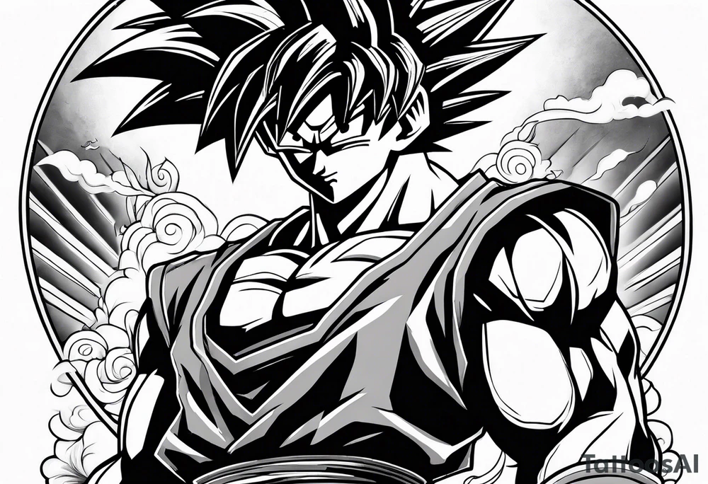 Son Goku tattoo idea