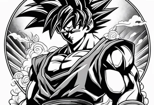 Son Goku tattoo idea