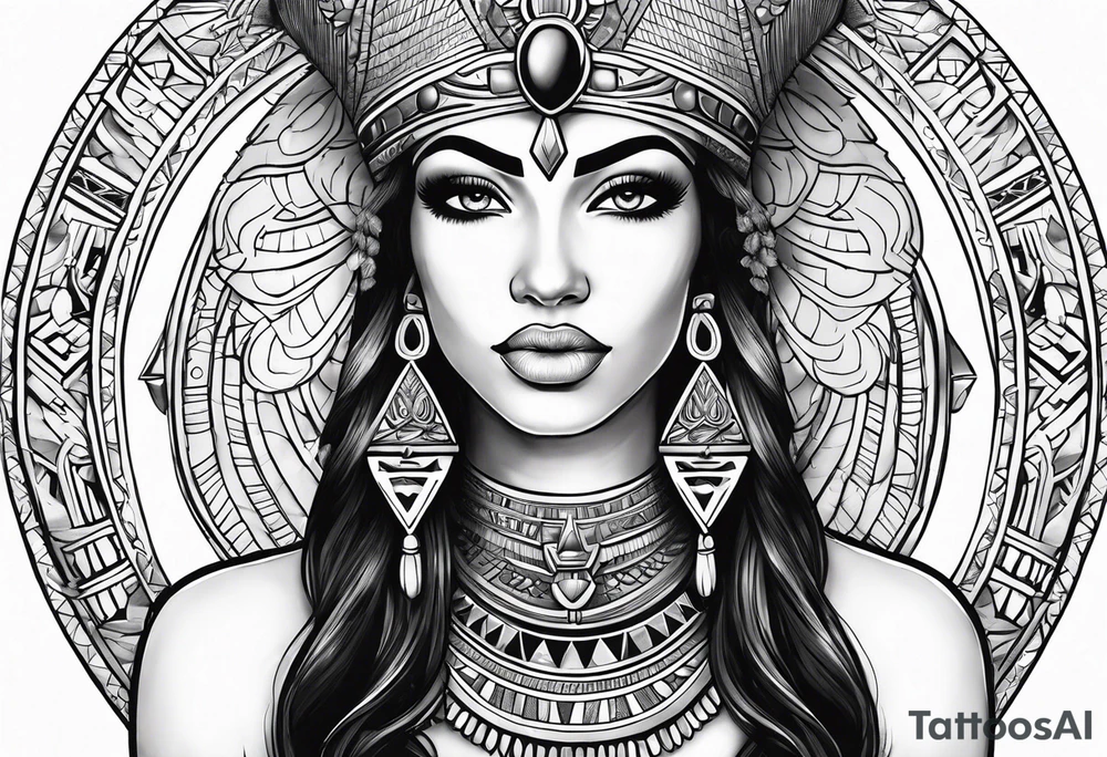 egyptian,goddess tattoo idea