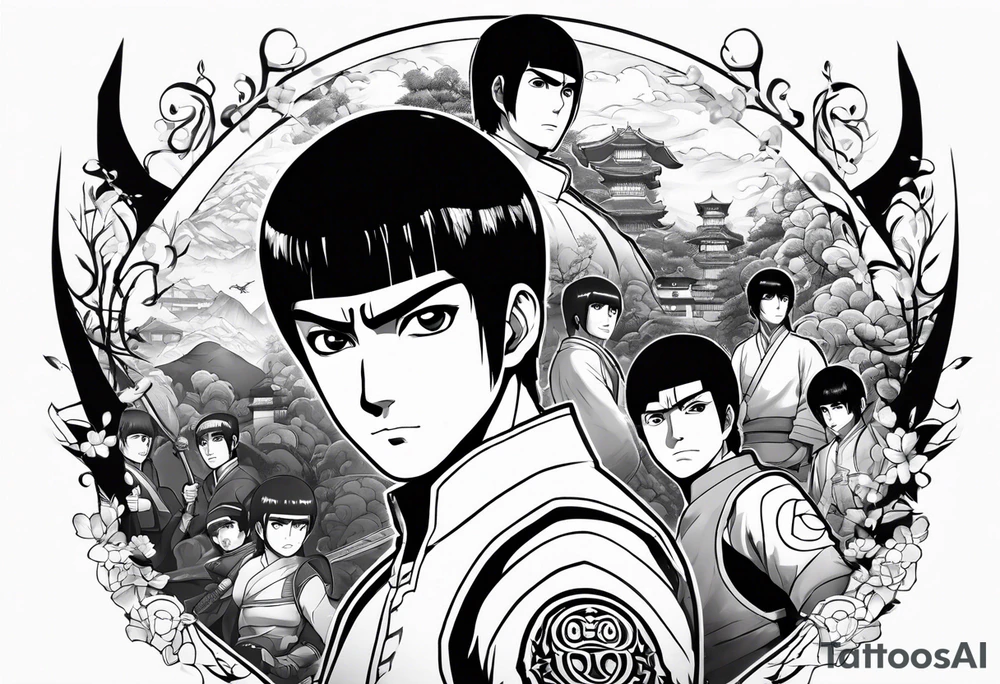 Rock Lee tattoo idea